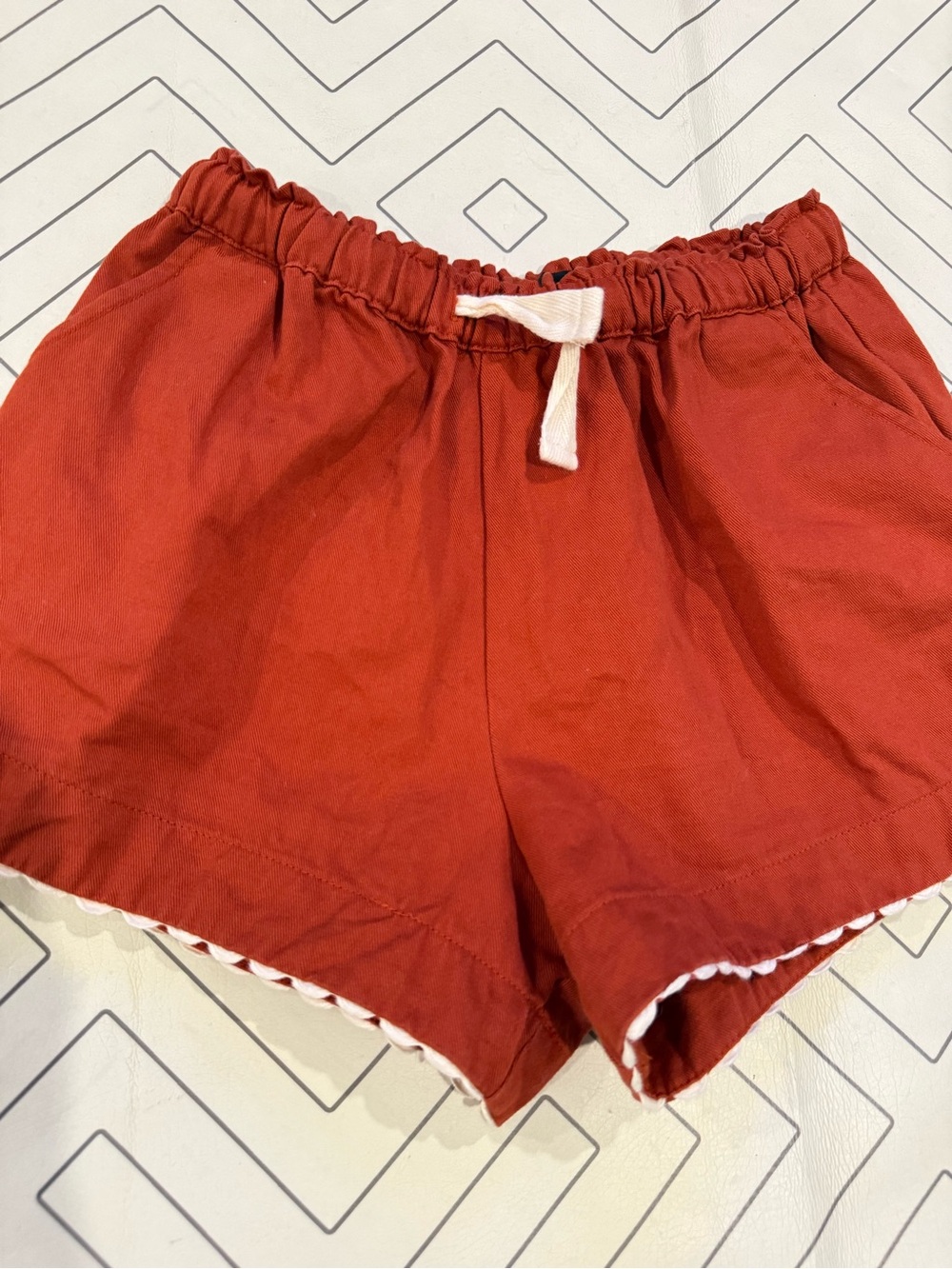Monoprix Rust Shorts - Picture 2 of 12